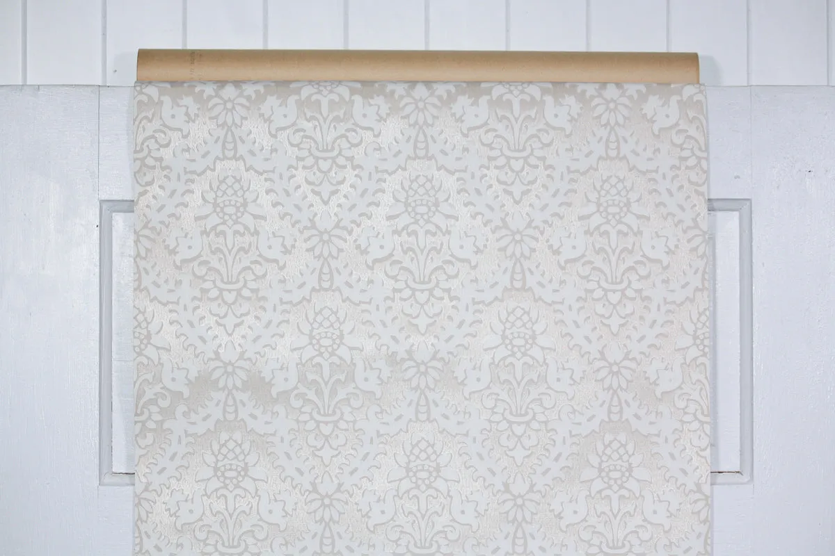 1950s Damask Vintage Wallpaper