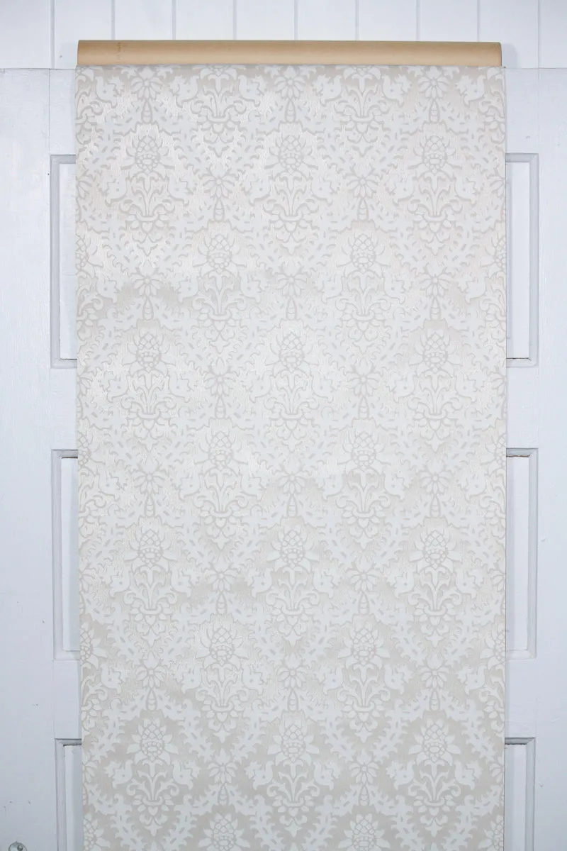 1950s Damask Vintage Wallpaper