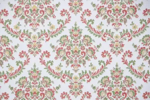 1950s Damask Vintage Wallpaper