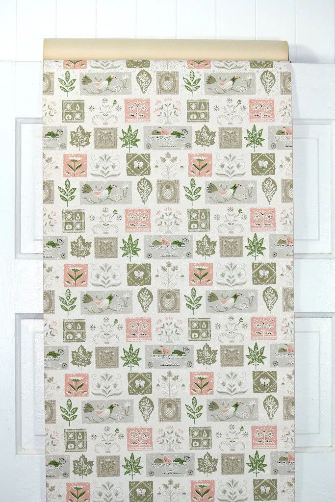 1950s Kitchen Vintage Wallpaper