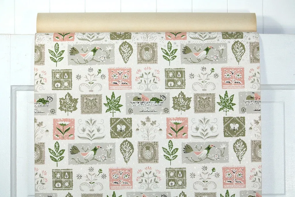 1950s Kitchen Vintage Wallpaper