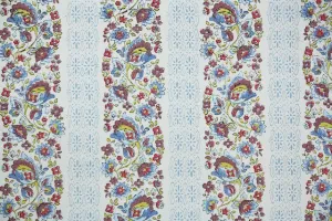 1960s Floral Vintage Wallpaper