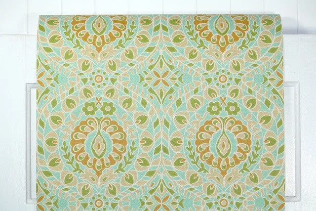 1960s Geometric Damask Vintage Wallpaper