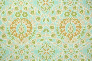 1960s Geometric Damask Vintage Wallpaper