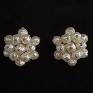 1960s Judy-Lee Faux Pearl Earrings