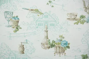 1960s Kitchen Vintage Wallpaper
