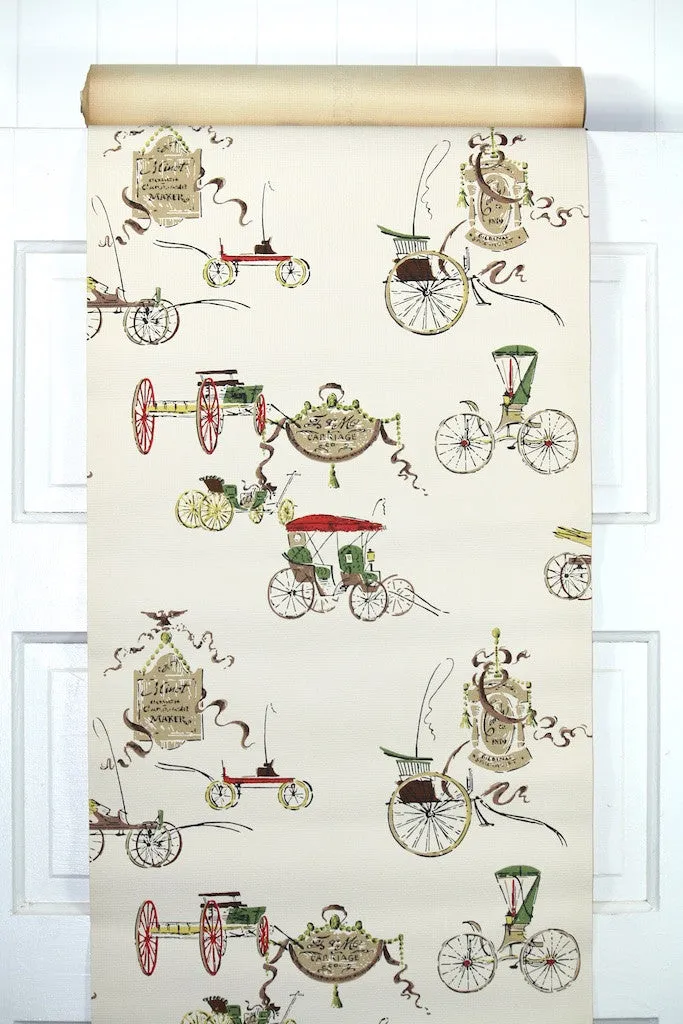 1960s Novelty Vintage Wallpaper