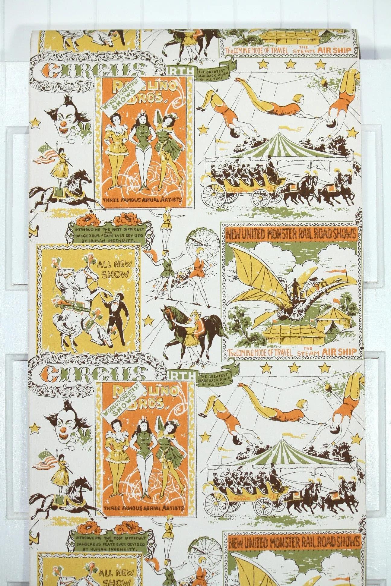 1960s Novelty Vintage Wallpaper
