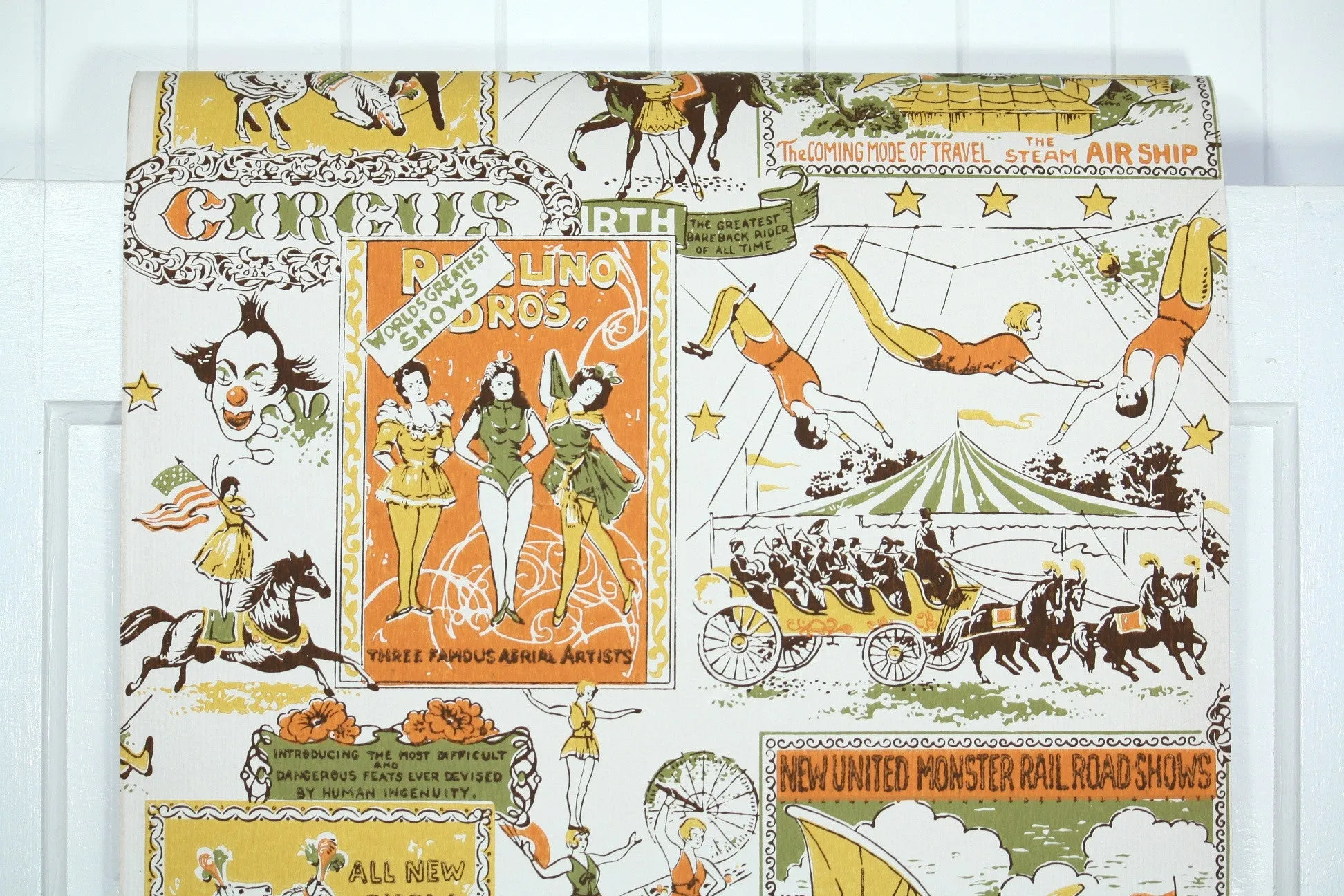 1960s Novelty Vintage Wallpaper