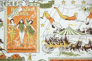1960s Novelty Vintage Wallpaper