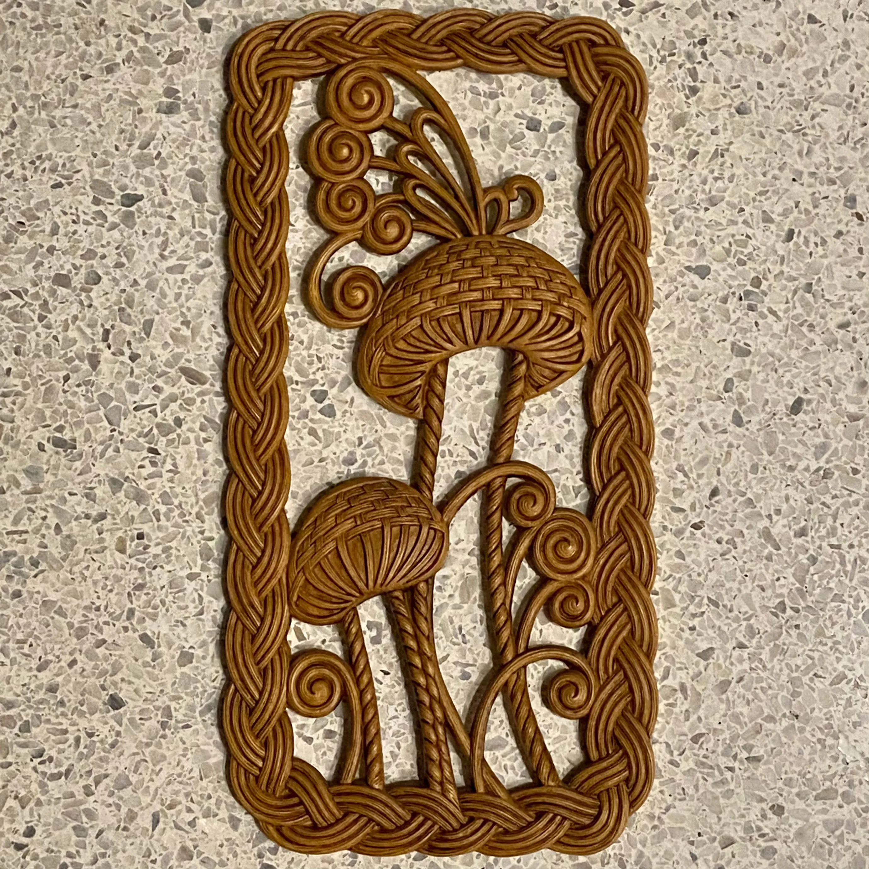 1970s Burwood Mushroom Wall Hanging