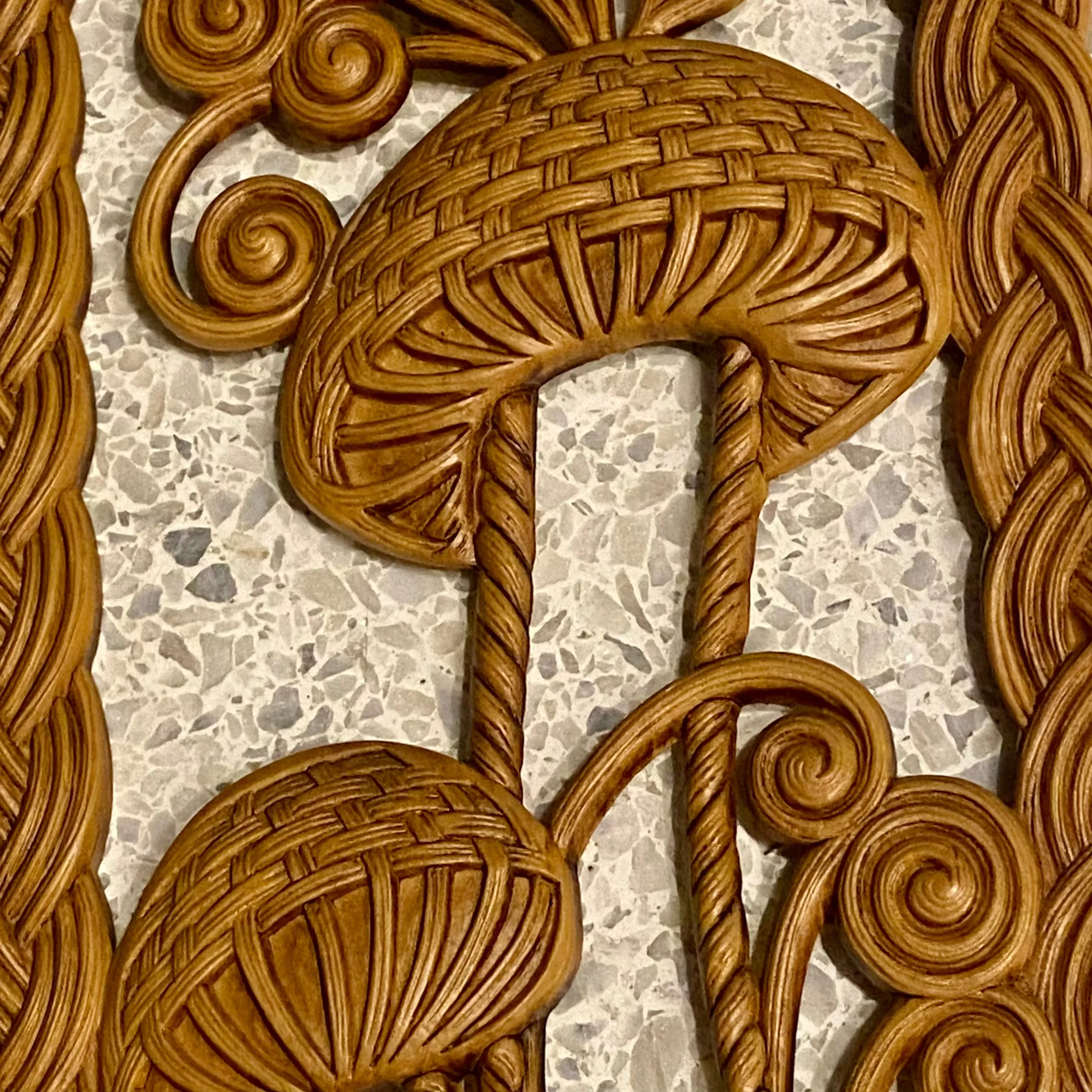 1970s Burwood Mushroom Wall Hanging