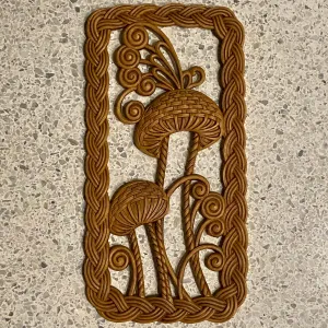 1970s Burwood Mushroom Wall Hanging