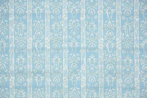 1970s Damask Stripe Vinyl Vintage Wallpaper
