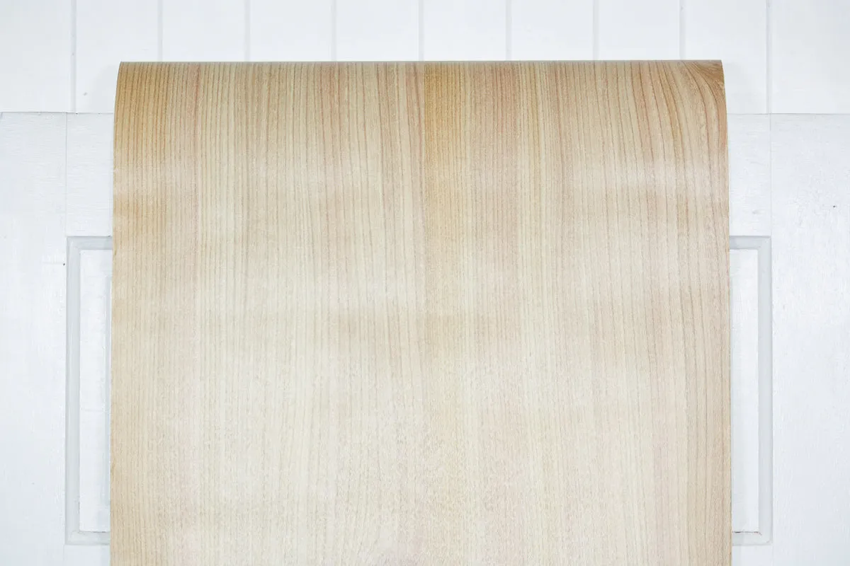1970s Faux Wood Grain Vintage Wallpaper