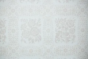 1970s Floral Vintage Wallpaper