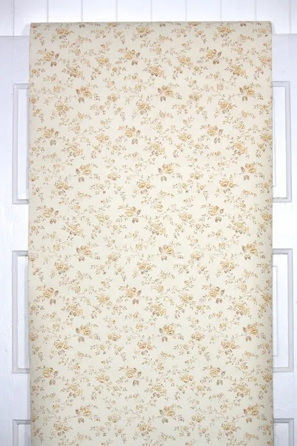 1970s Floral Vintage Wallpaper