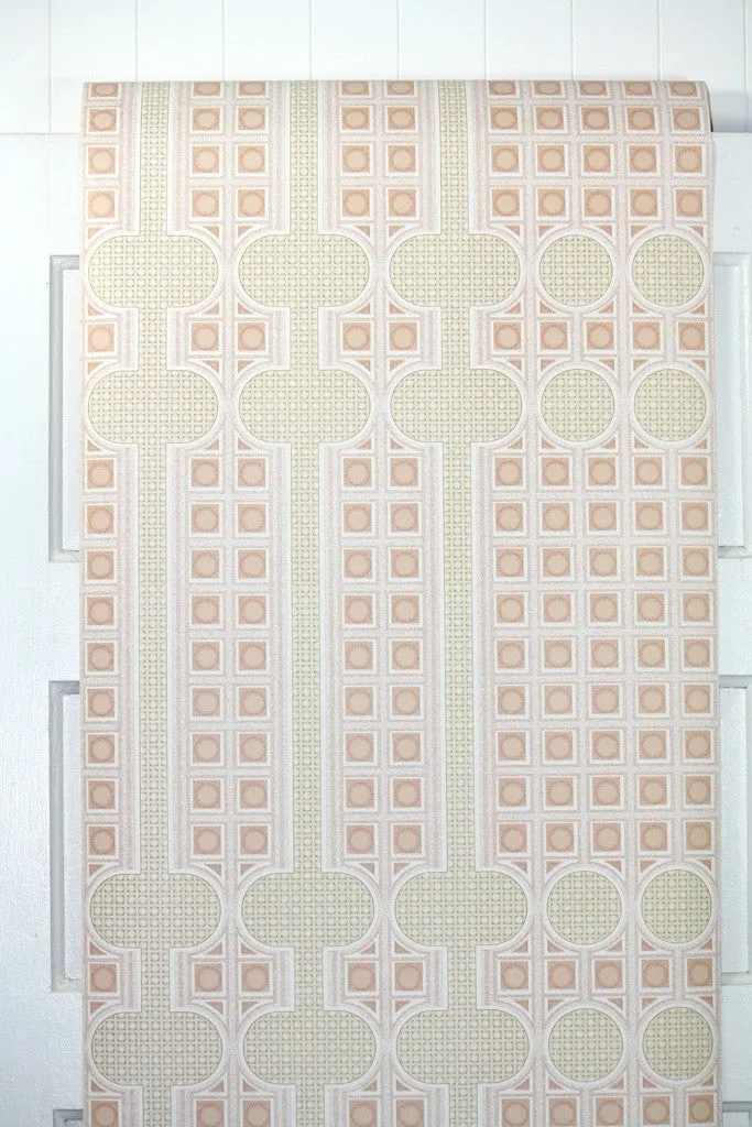 1970s Geometric Vintage Wallpaper