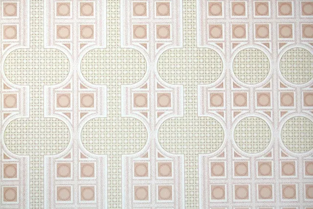 1970s Geometric Vintage Wallpaper