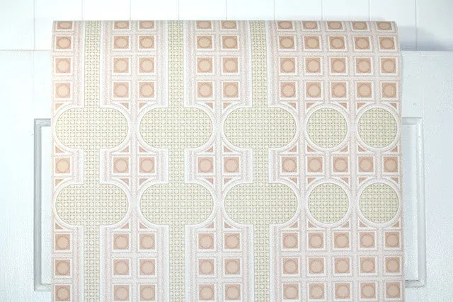 1970s Geometric Vintage Wallpaper