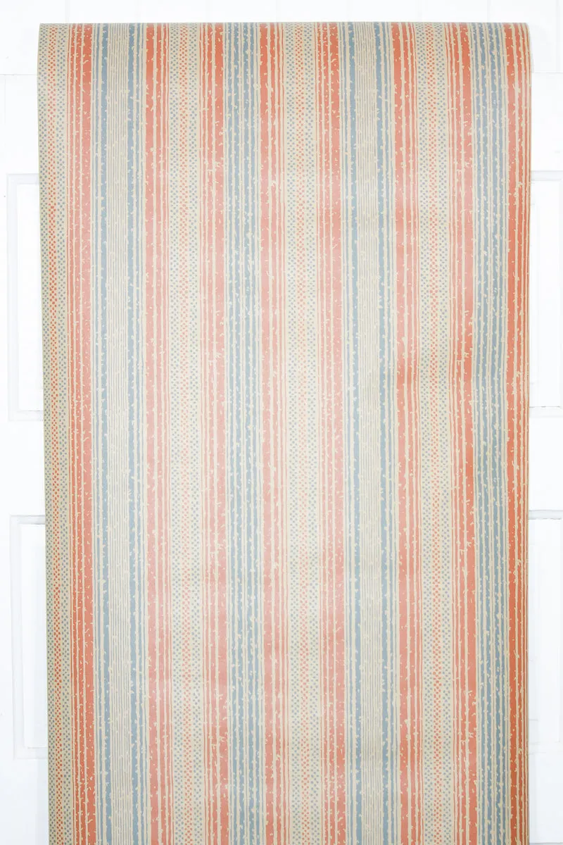 1970s Stripe Vintage Wallpaper
