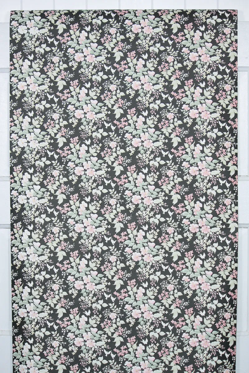 1980s | 1990s Floral Vintage Wallpaper