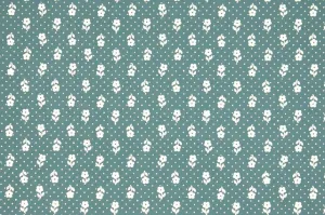 1980s Floral Vintage Wallpaper