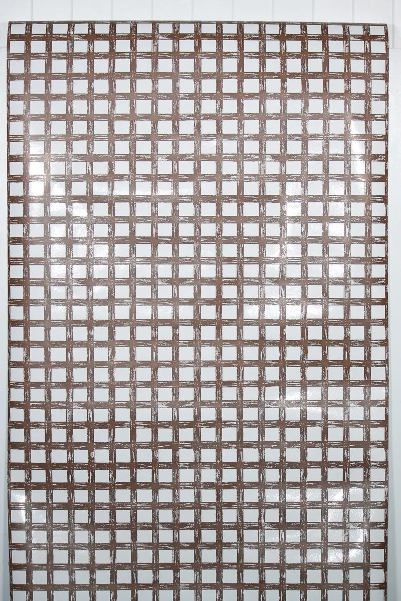 1980s Plaid Vintage Wallpaper