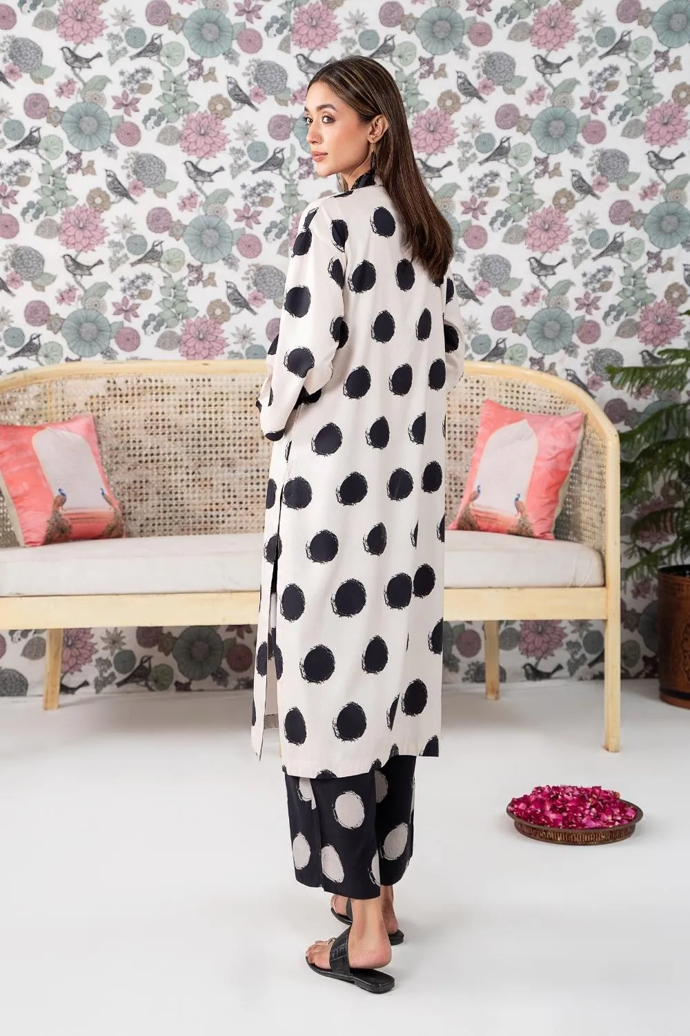 2PC Stitched |Printed Crepe Linen Suit