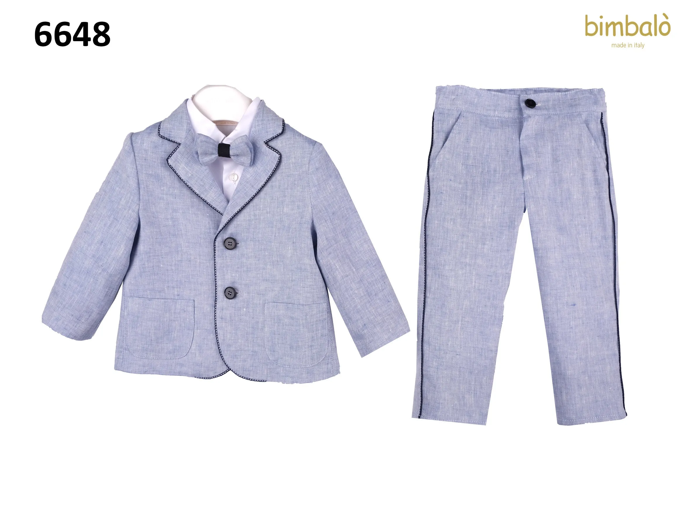 4Pc Linen Suit Set 6648