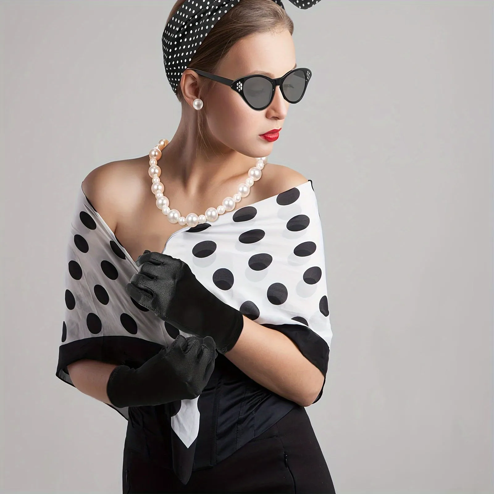 7-Piece 1950s Costume Accessories Set