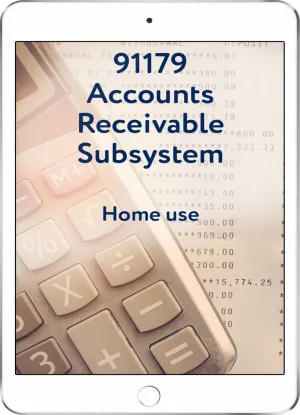 91179 Accounts Receivable Subsystem - Home Use