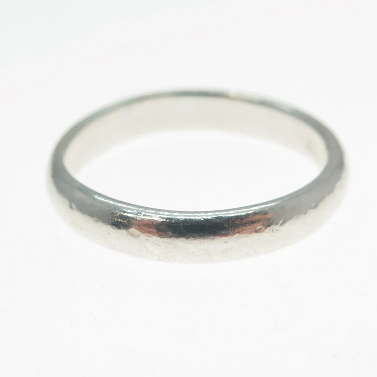 925 Sterling Silver Vintage Classic Wedding Band Ring Size 8.75