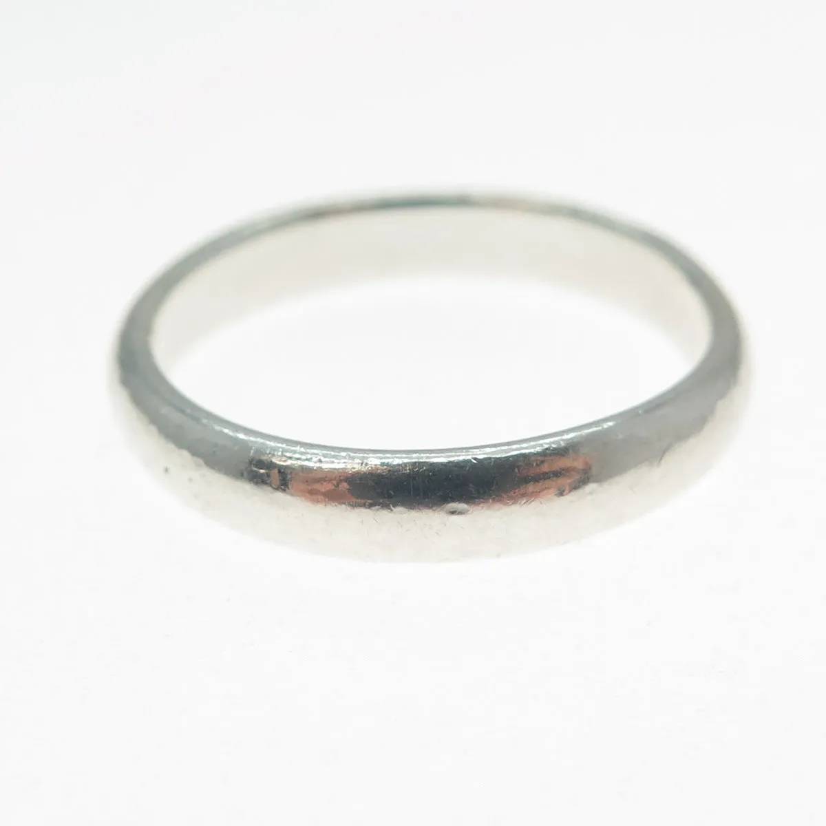 925 Sterling Silver Vintage Classic Wedding Band Ring Size 8.75