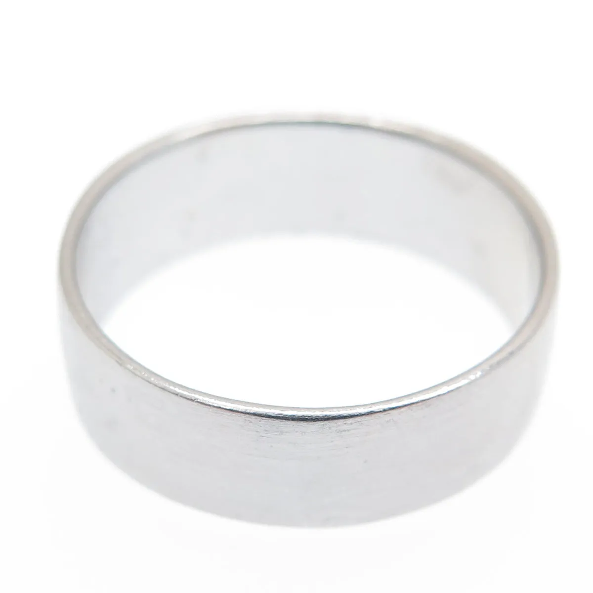 925 Sterling Silver Vintage Ethnic Oxidized Band Ring Size 8.75