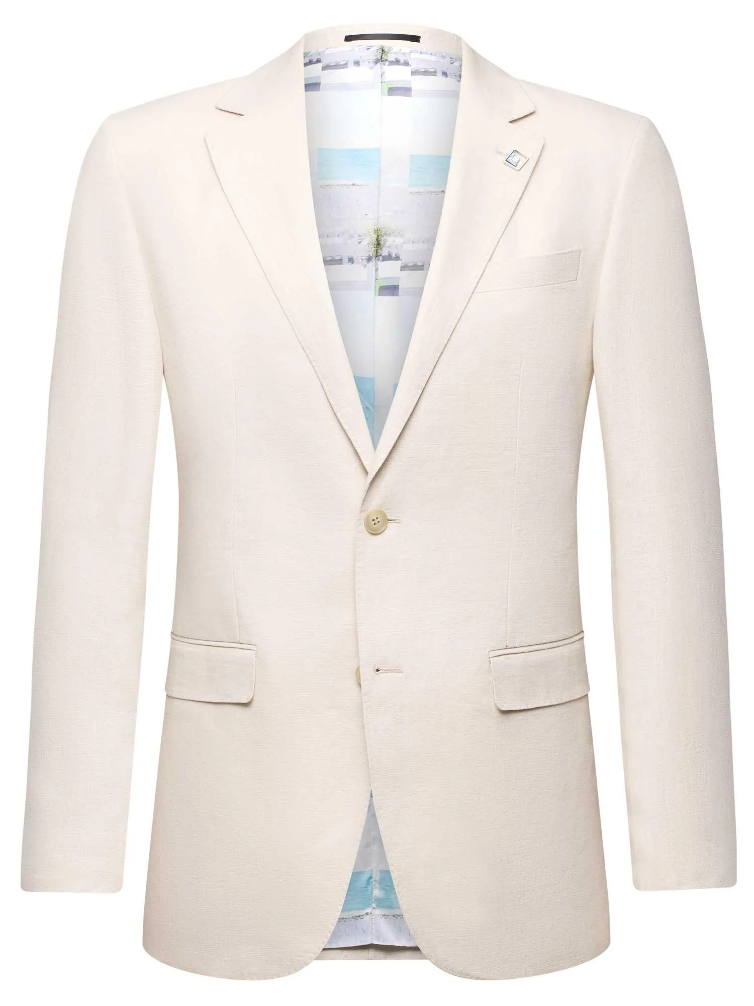 Abram Ecru-SL1-Linen Jacket