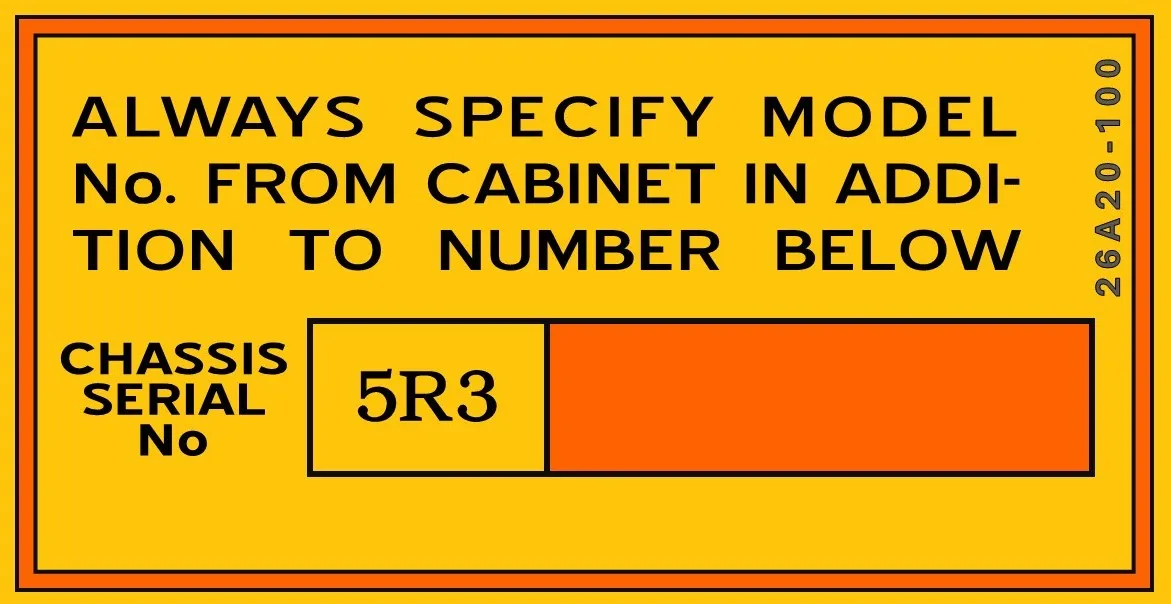 ADMIRAL-SML-5R3-CHASSIS-NO.-LABEL