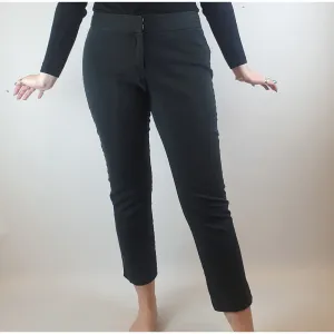 Akira Isogawa second hand black cigarette style pants size 16 (tiny fit, best fits size 12)