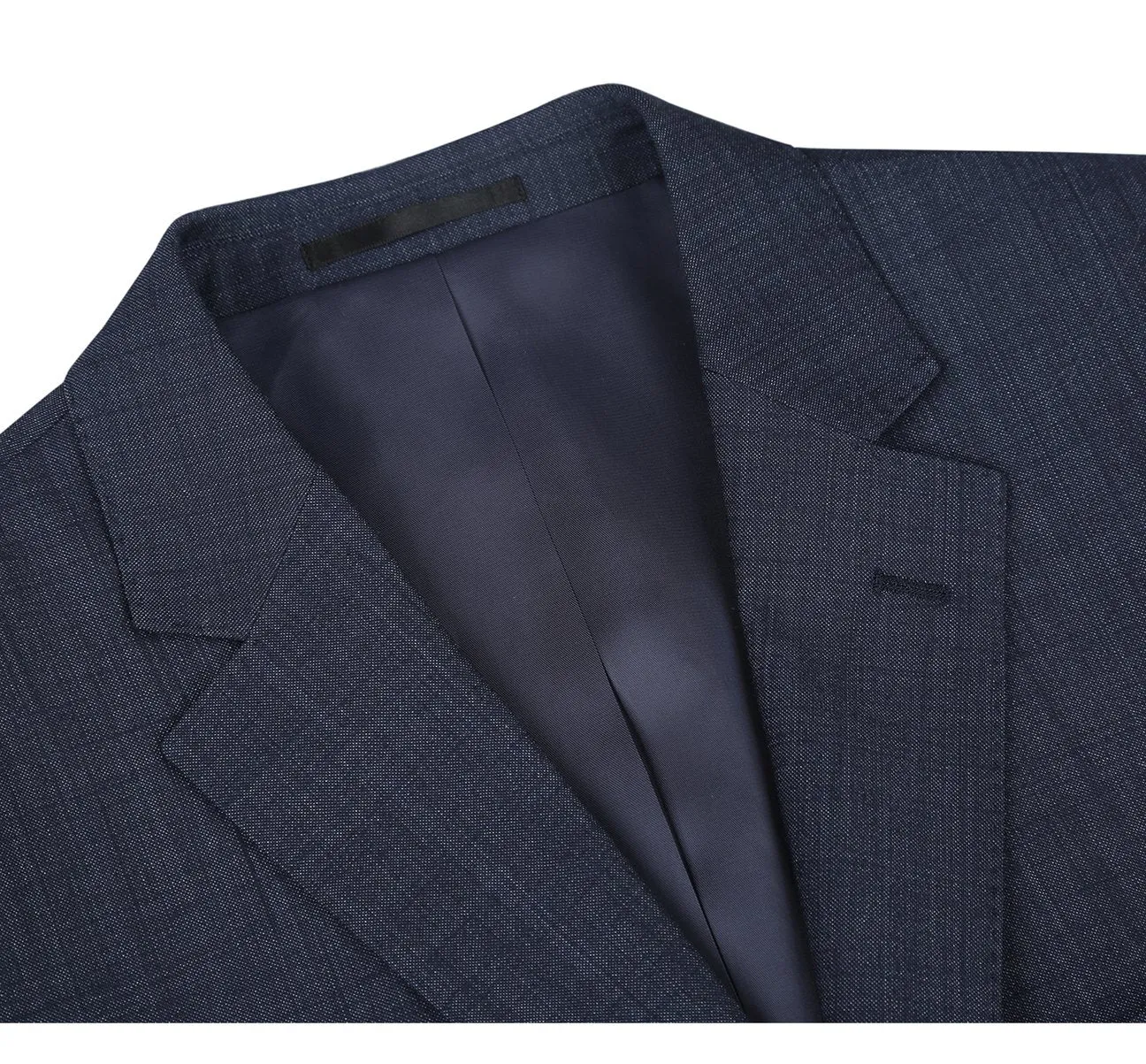 Alessandro Vitello by Renoir Navy Two Piece Classic Fit Wool Blend Suit 558-3