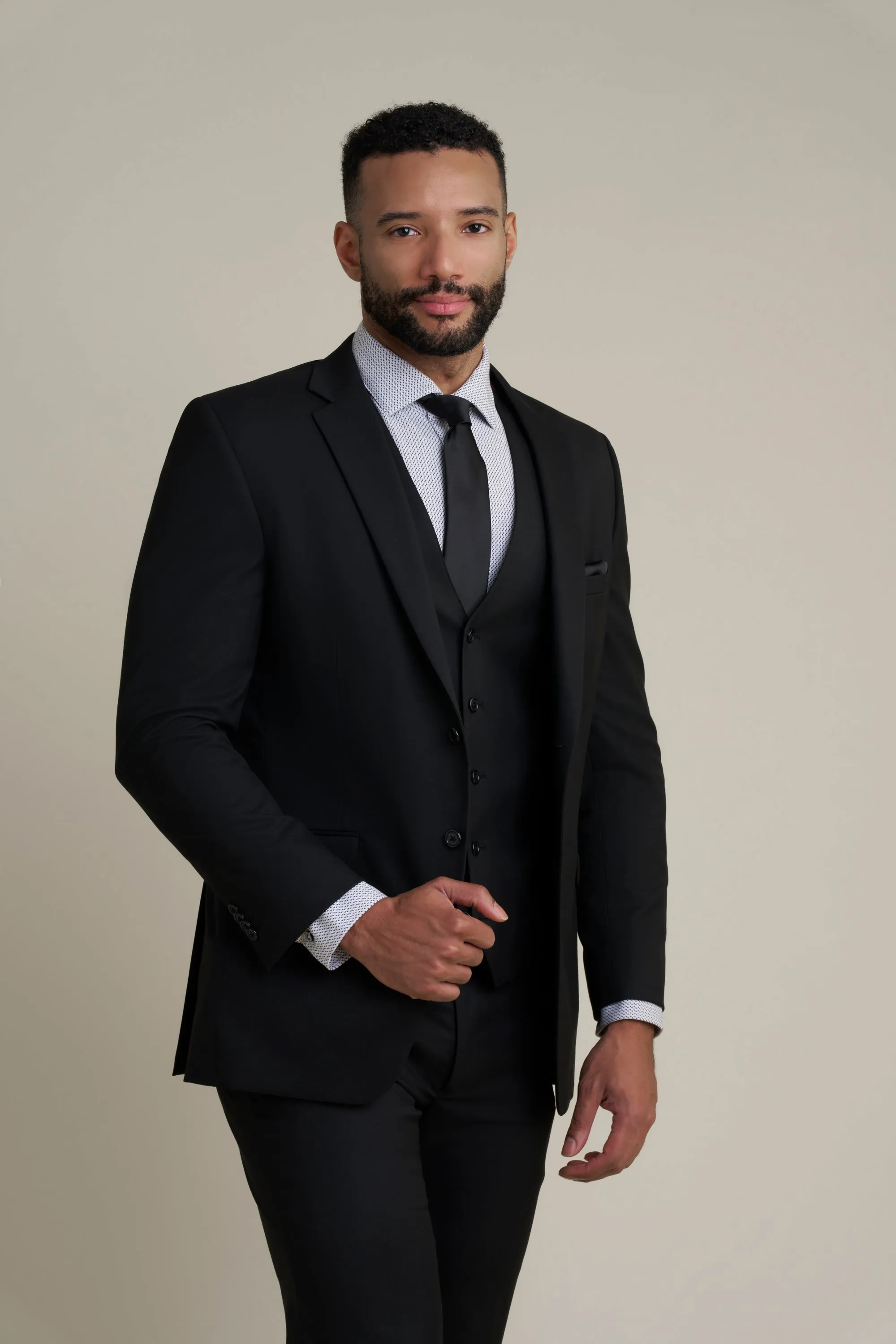 Allure Men Suit - Black