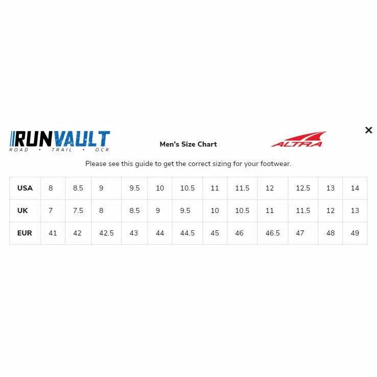 Altra - Lone Peak 9  - Men's - Black/Orange