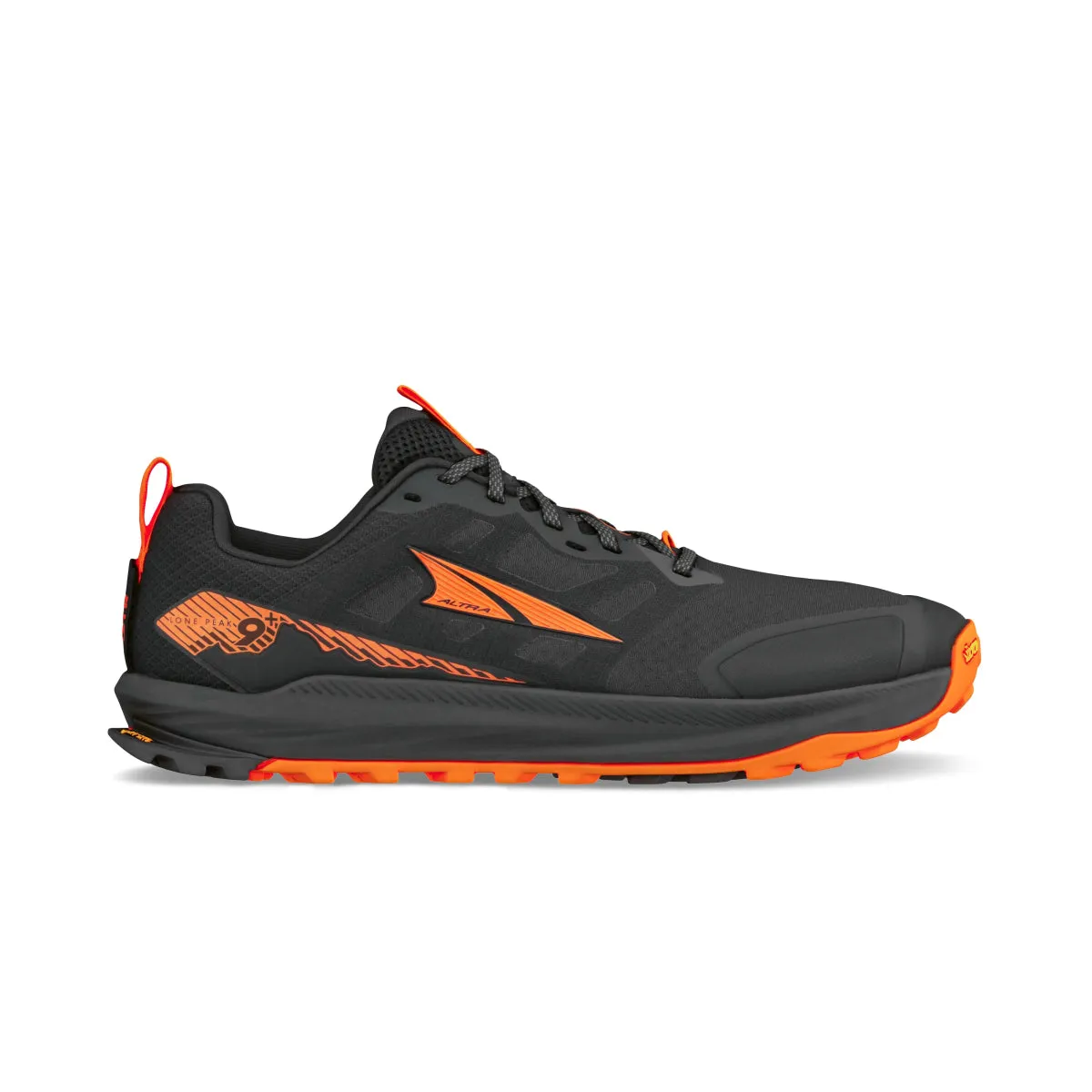 Altra - Lone Peak 9  - Men's - Black/Orange