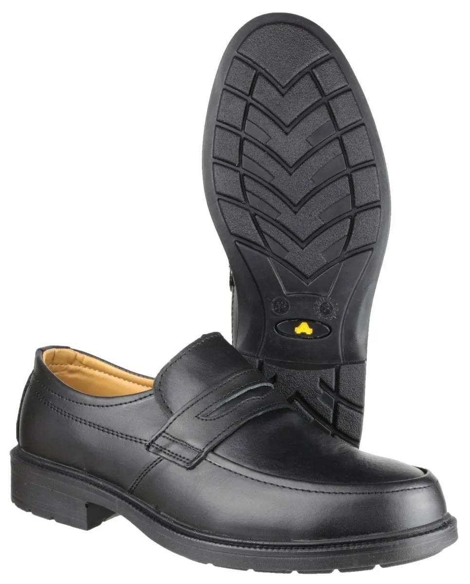Amblers FS46 Mocc Toe Mens Leather Smart Safety Shoes