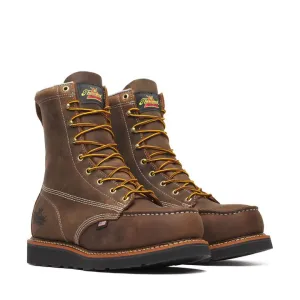 American Heritage – 8″ Trail Crazy Horse Black Heel Safety Toe – 804-4235