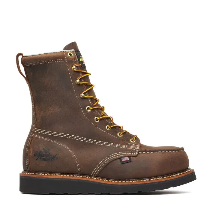 American Heritage – 8″ Trail Crazy Horse Black Heel Safety Toe – 804-4235