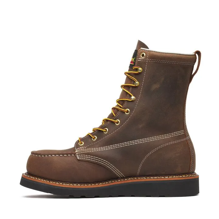 American Heritage – 8″ Trail Crazy Horse Black Heel Safety Toe – 804-4235