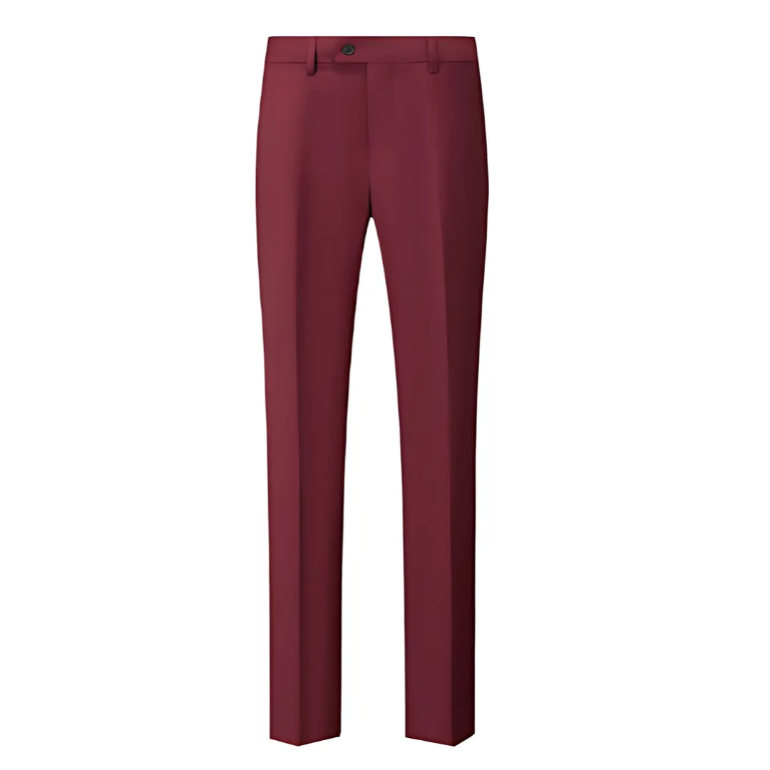 Andrew | Men's Business / Wedding Suit | Claret