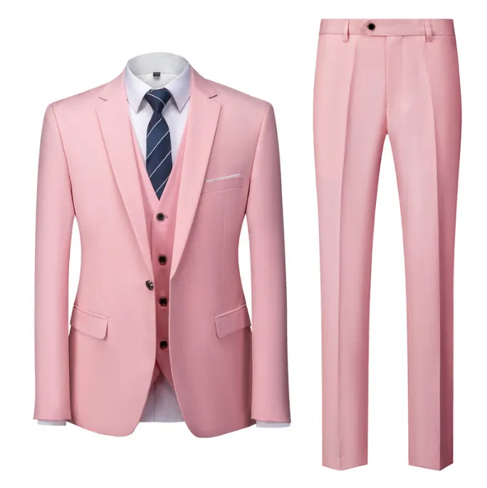 Andrew | Men's Business / Wedding Suit | Light Pink