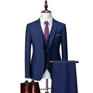 Andrew | Men's Business / Wedding Suit | Navy Blue