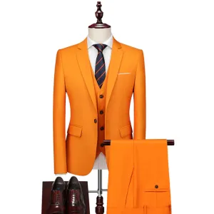 Andrew | Men's Business / Wedding Suit | Orange